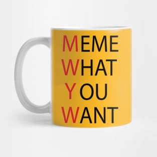 MWYW Simple Vertical Mug